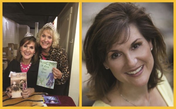 Lft: Karen and I posing with 2 of her books. (And I brought home a 3rd…) Rt: One of her many formal author photos—with 22 books to her credit, you can be sure she’s more than a pretty face…